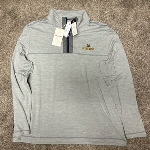 Notre Dame Fighting Irish Tommy Bahama High Score IslandZone Quarter-Zip